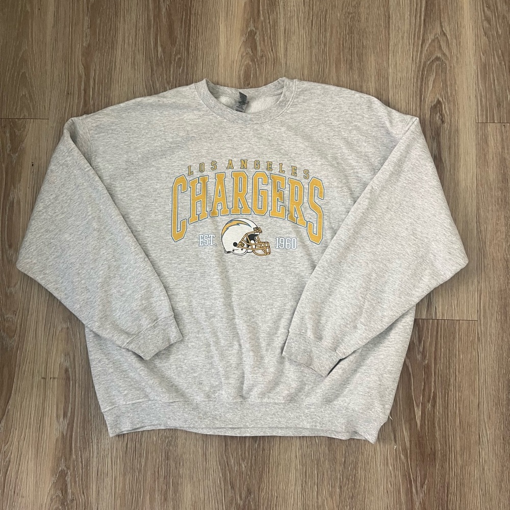 vintage los angeles chargers sweatshirt crewneck